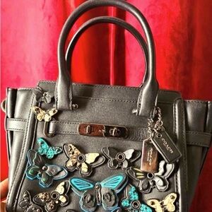 Coach Butterfly Bag in Black